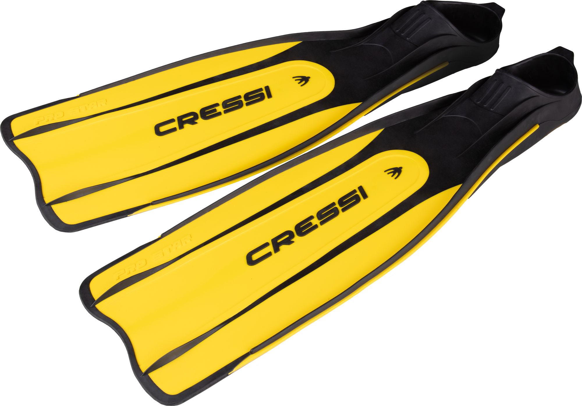 Cressi Pro Star Fins pinne spiaggia immersion subacque pinn scarpett chius pal lung scuba diving snorkeling & beach long blade full foot fins adult