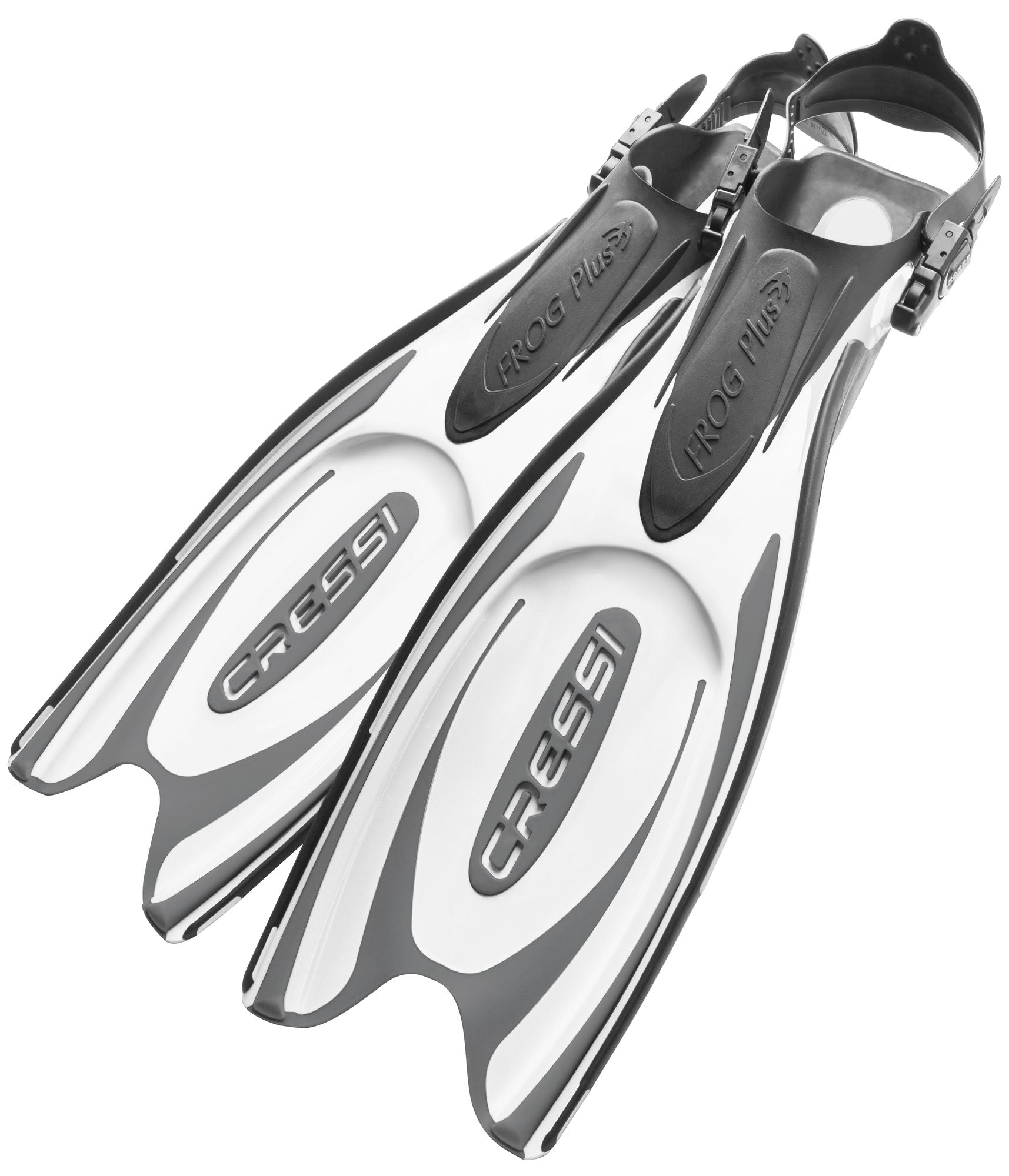 Cressi Frog Plus Fins pinne immersion subacque pinn scarpett apert pal lung scuba diving long blade open heel fins adult