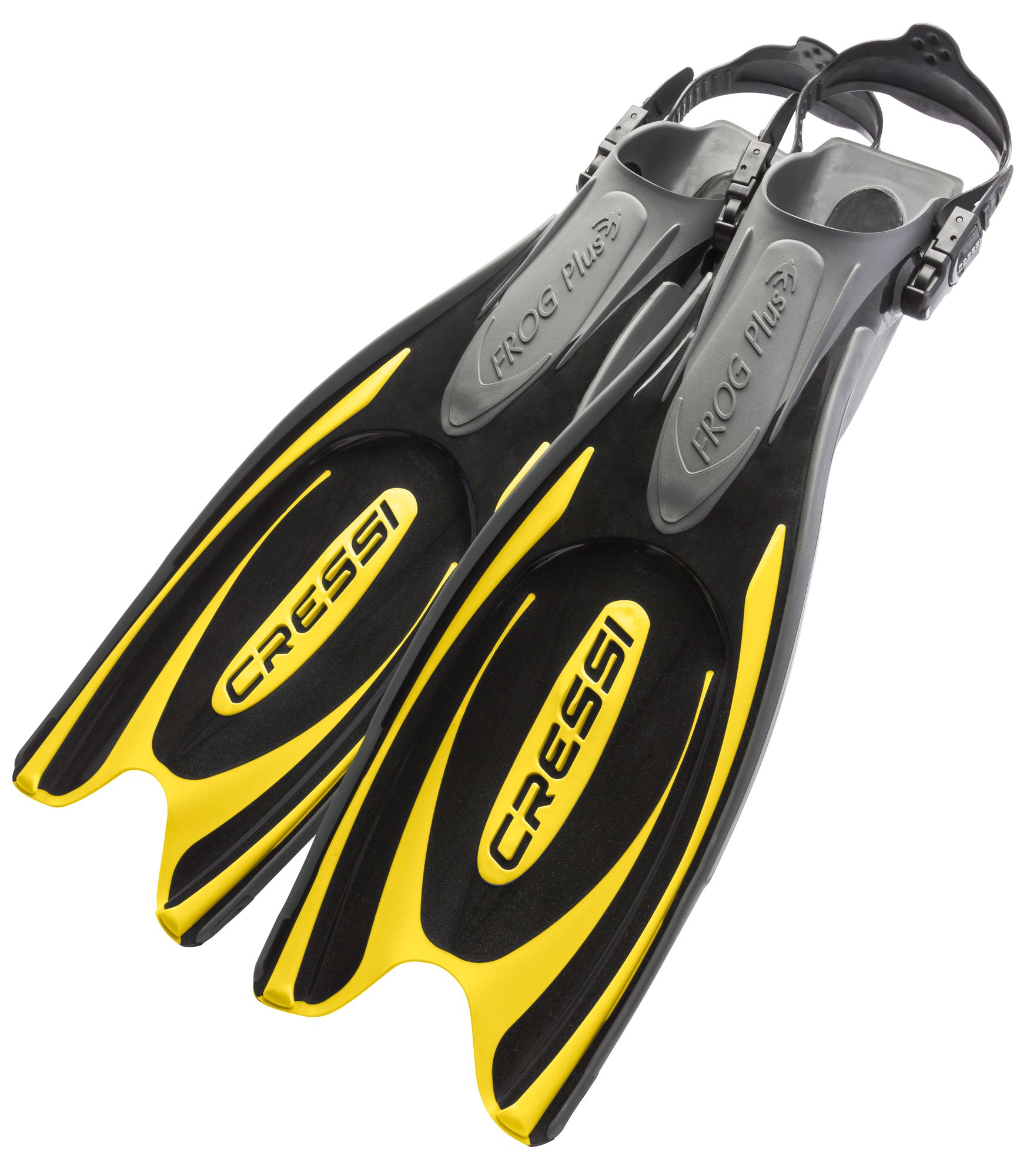 Cressi Frog Plus Fins pinne immersion subacque pinn scarpett apert pal lung scuba diving long blade open heel fins adult
