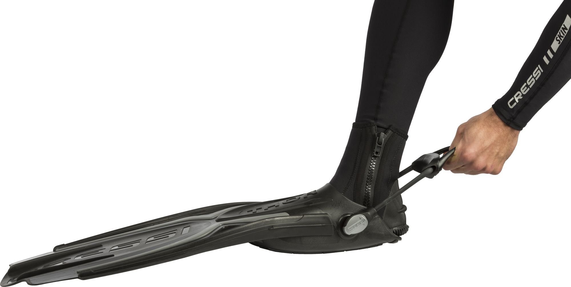 Cressi Thor Ebs Fins pinne immersion subacque pinn scarpett apert pal lung scuba diving long blade open heel fins adult