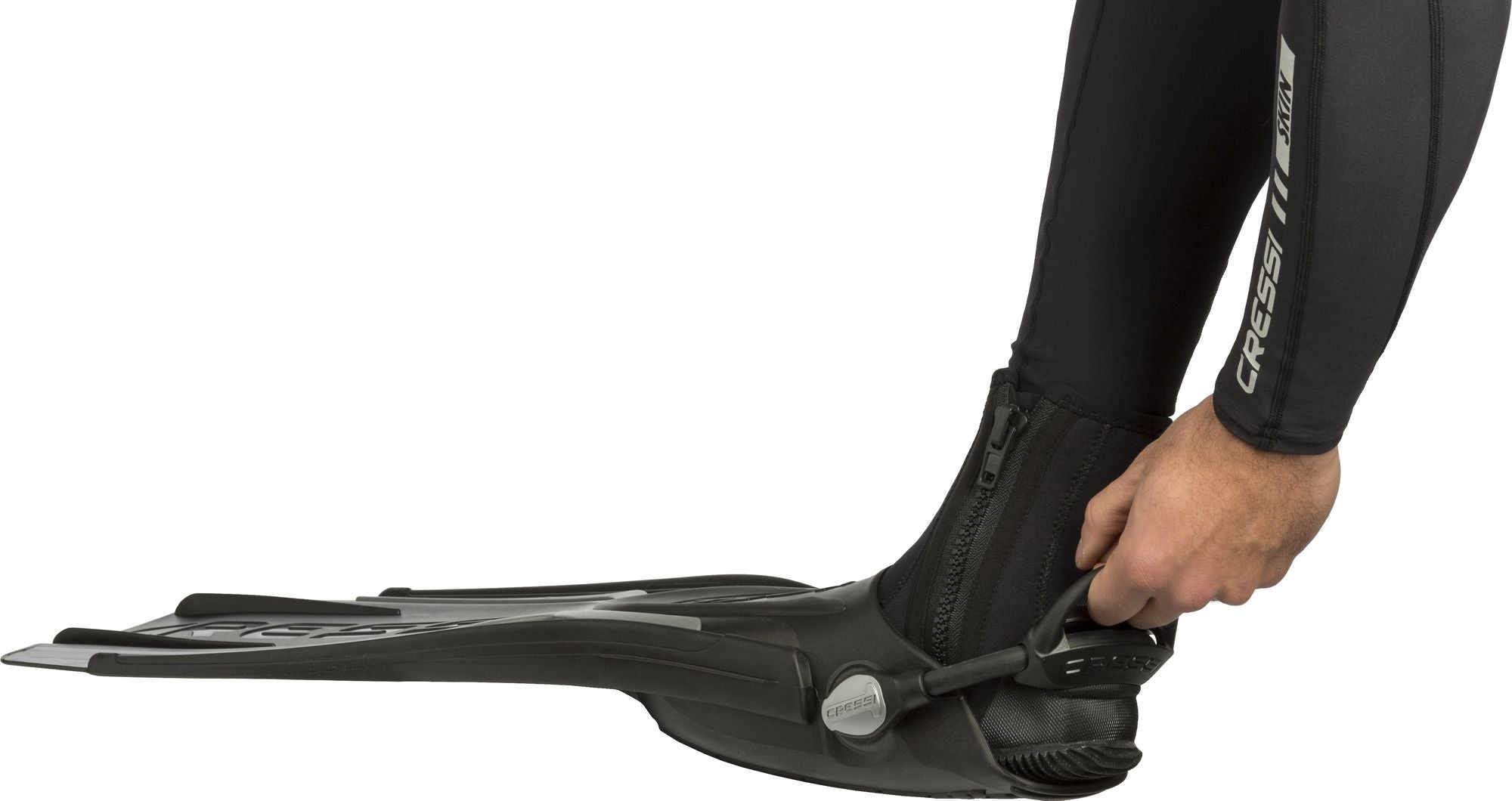 Cressi Thor Ebs Fins pinne immersion subacque pinn scarpett apert pal lung scuba diving long blade open heel fins adult
