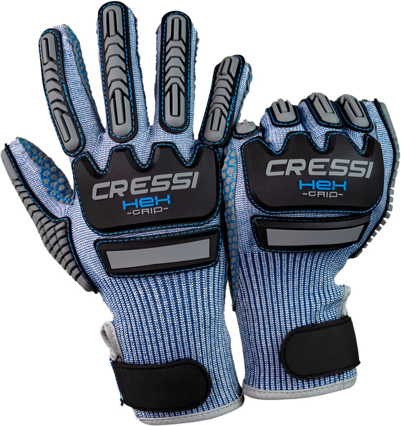 Cressi Hex Gloves guanti pesca mut abbigliamento spearfishing neoprene wetsuit accessor cut resistant gloves