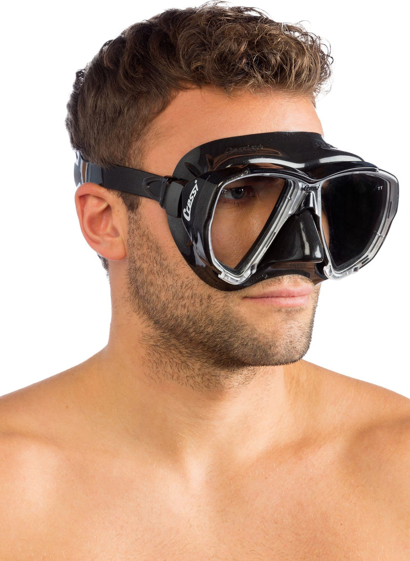 Cressi Big Eyes Mask maschera spiaggia immersion subacque mascher scuba diving snorkeling & beach mask adult