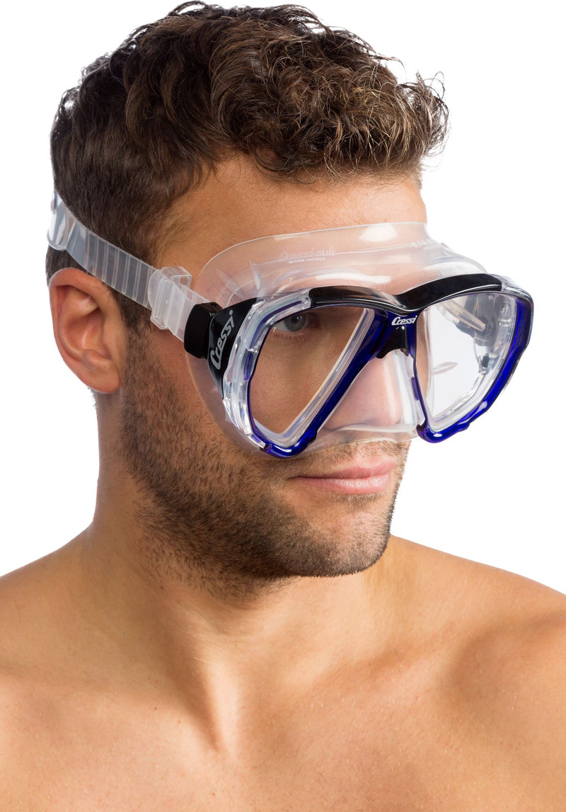 Cressi Big Eyes Mask maschera spiaggia immersion subacque mascher scuba diving snorkeling & beach mask adult