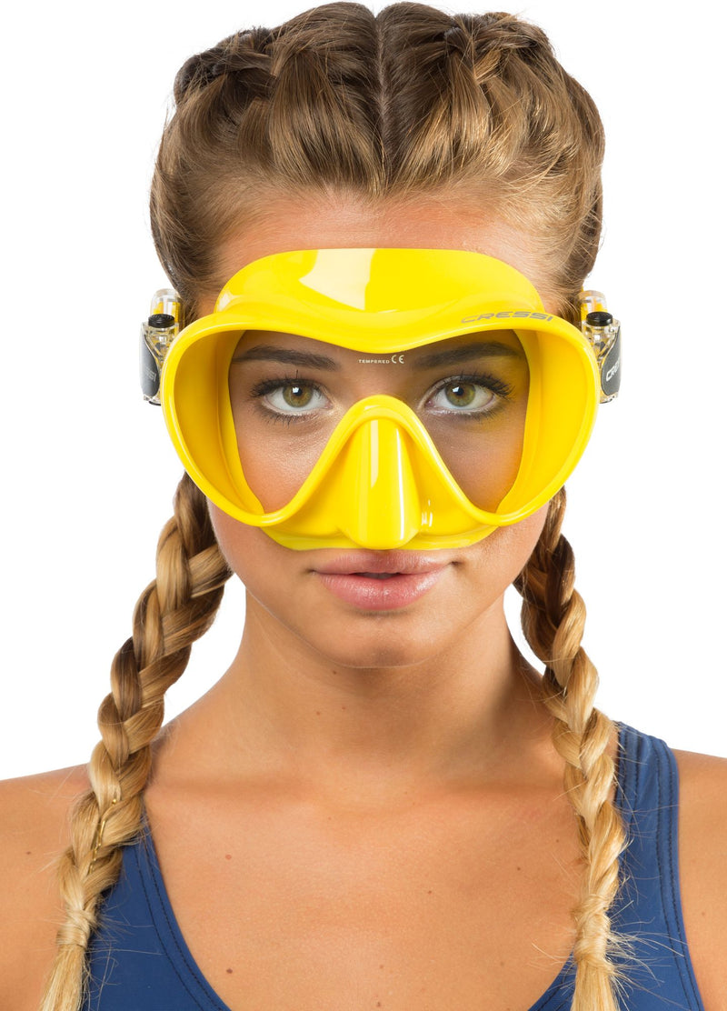 Cressi F1 Mask maschera spiaggia immersion subacque mascher scuba diving snorkeling & beach mask adult