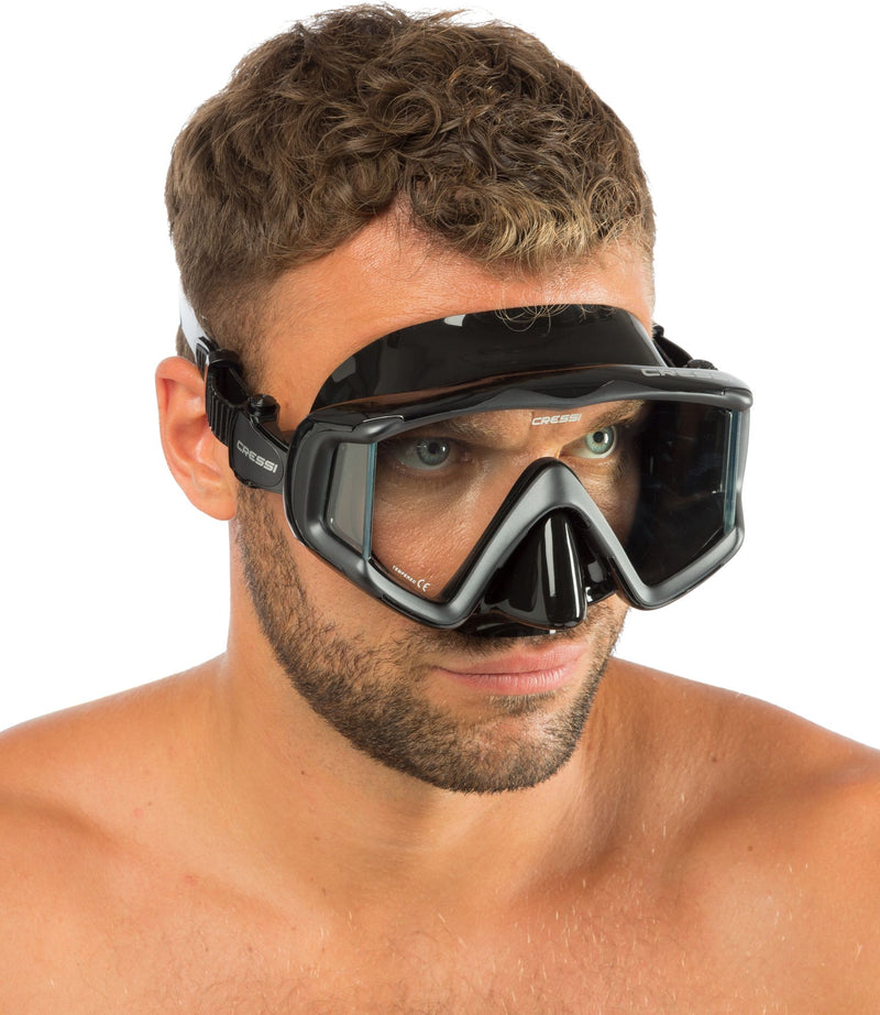 Cressi Liberty Triside Mask maschera spiaggia immersion subacque mascher scuba diving snorkeling & beach mask adult