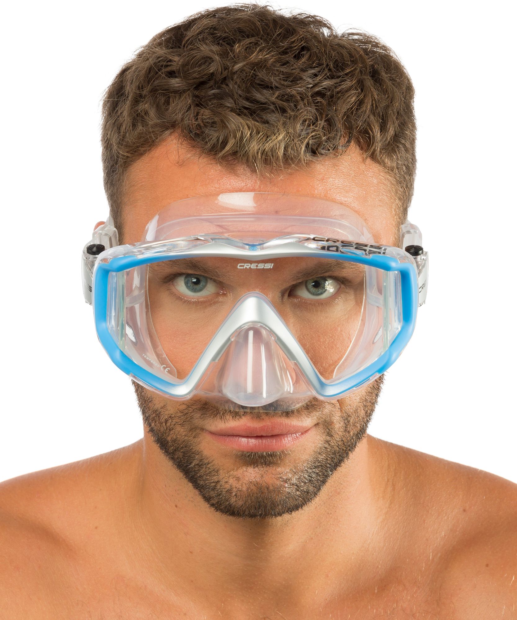 Cressi Liberty Triside Mask maschera spiaggia immersion subacque mascher scuba diving snorkeling & beach mask adult