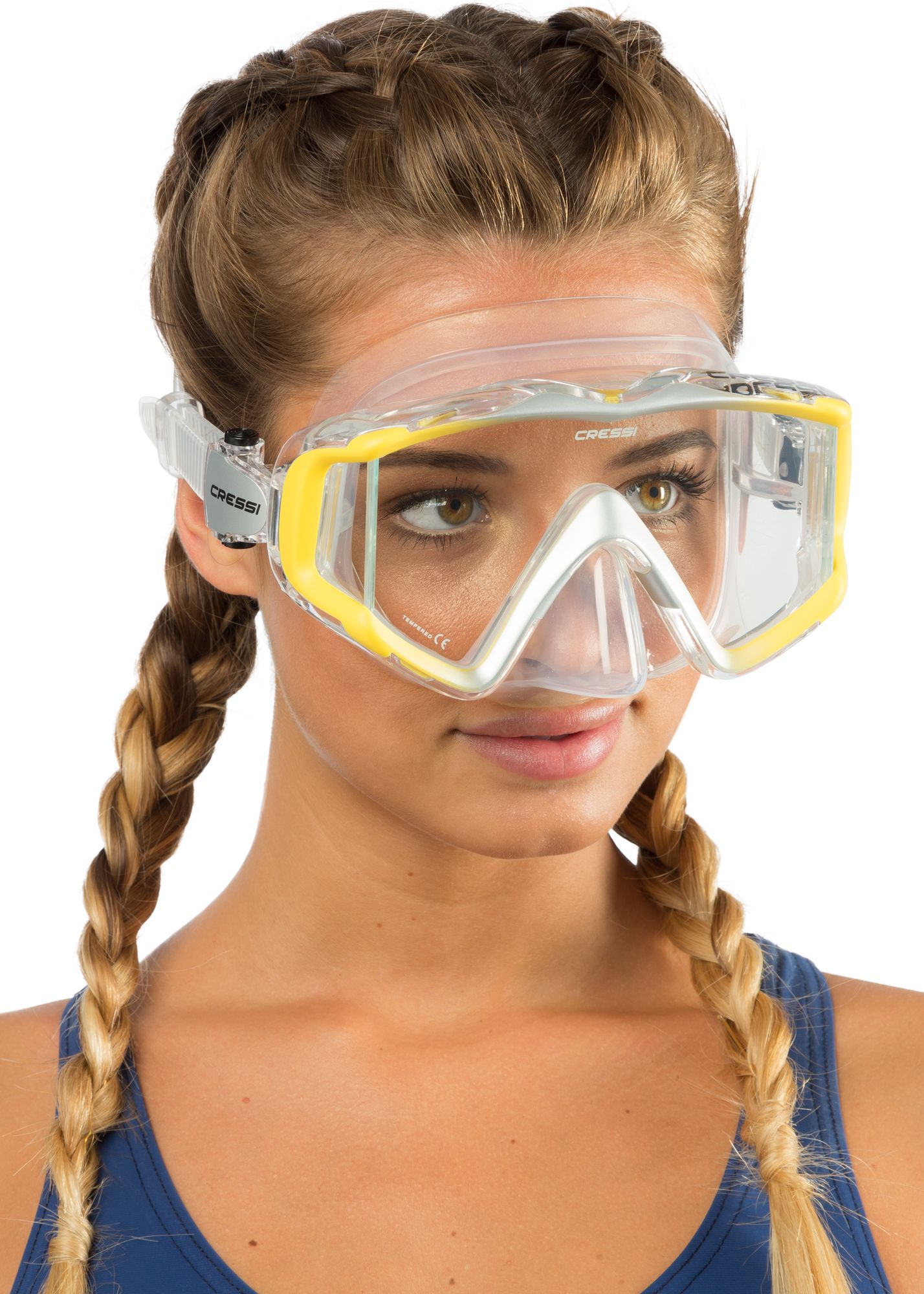 Cressi Liberty Triside Mask maschera spiaggia immersion subacque mascher scuba diving snorkeling & beach mask adult