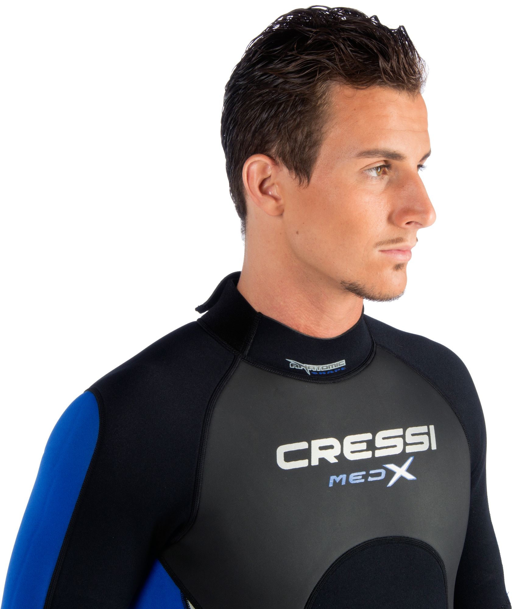 Cressi Med X Shorty Man shorty uomo spiaggia muta mute umid mutino snorkeling & beach paddling neoprene wetsuit short sleeve shorty man