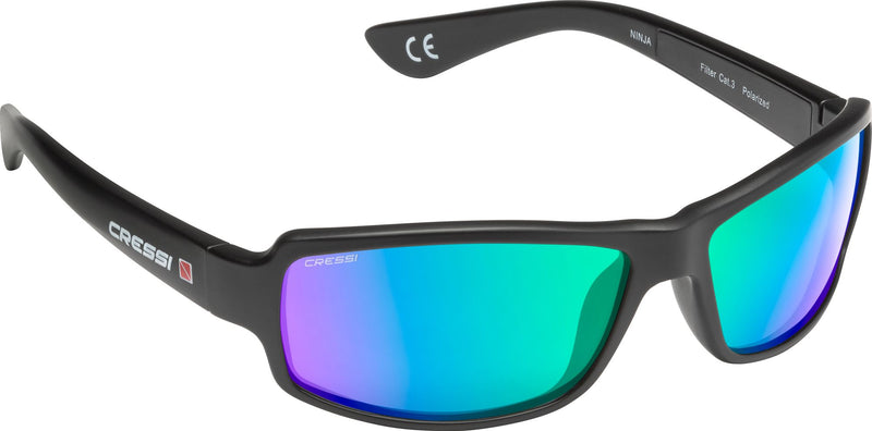 Cressi Ninja Sunglasses occhiali da sole spiaggia polarizzat idrofobic snorkeling & beach polarized hydrofobic htc sunglasses adult
