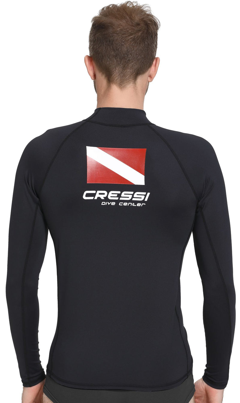 Cressi Dive Center Rashguard Shirt Man immersion subacque protezion protettiv scuba diving protect rashguard short long sleeve shirt man