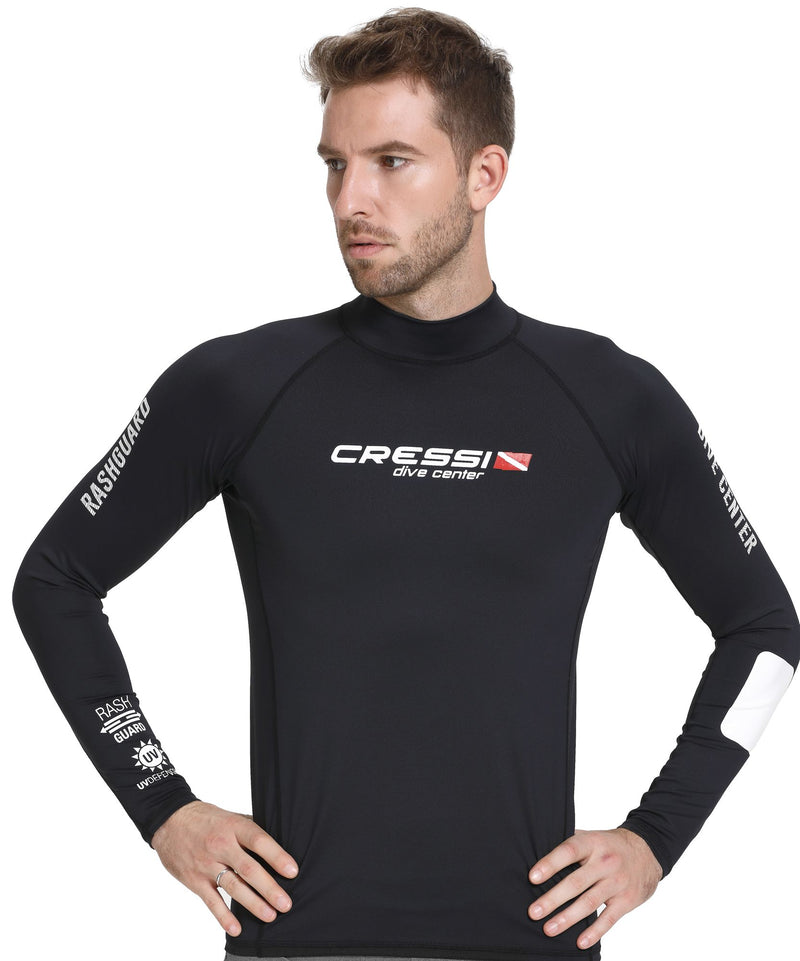 Cressi Dive Center Rashguard Shirt Man immersion subacque protezion protettiv scuba diving protect rashguard short long sleeve shirt man