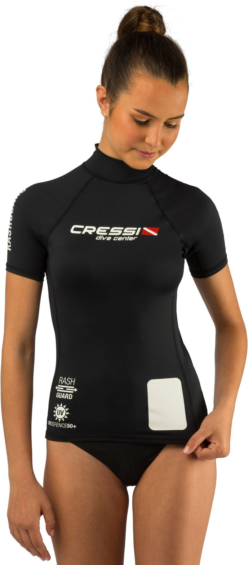 Cressi Dive Center Rashguard Shirt Lady immersion subacque protezion protettiv scuba diving protect rashguard short long sleeve shirt lady