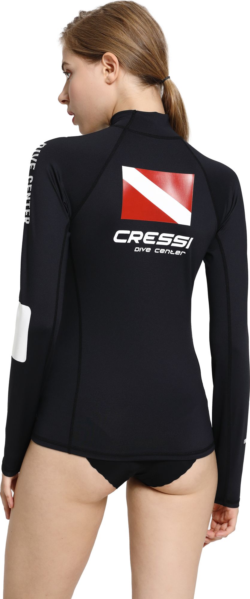Cressi Dive Center Rashguard Shirt Lady immersion subacque protezion protettiv scuba diving protect rashguard short long sleeve shirt lady
