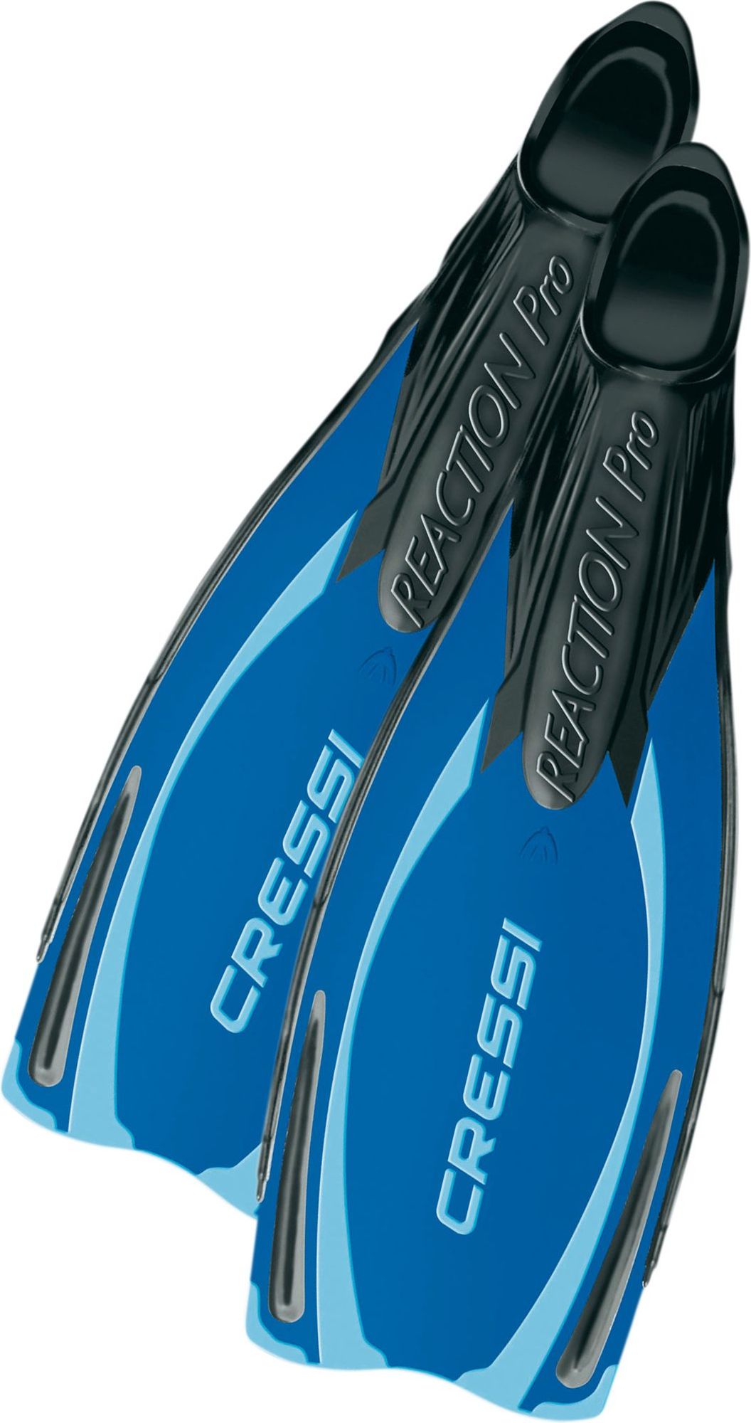 Cressi Reaction Pro Fins pinne spiaggia immersion subacque pinn scarpett chius pal lung scuba diving snorkeling & beach long blade full foot fins adult