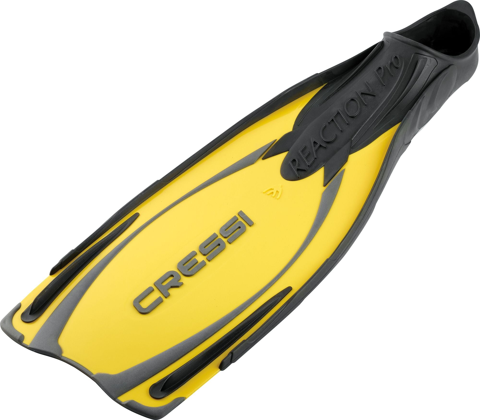 Cressi Reaction Pro Fins pinne spiaggia immersion subacque pinn scarpett chius pal lung scuba diving snorkeling & beach long blade full foot fins adult