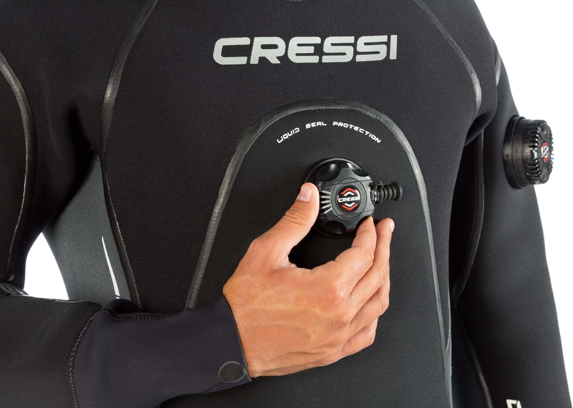 Cressi Desert Drysuit Man muta stagna uomo immersion subacque muta mute Drysuit scuba diving neoprene suit long sleeve drysuit man