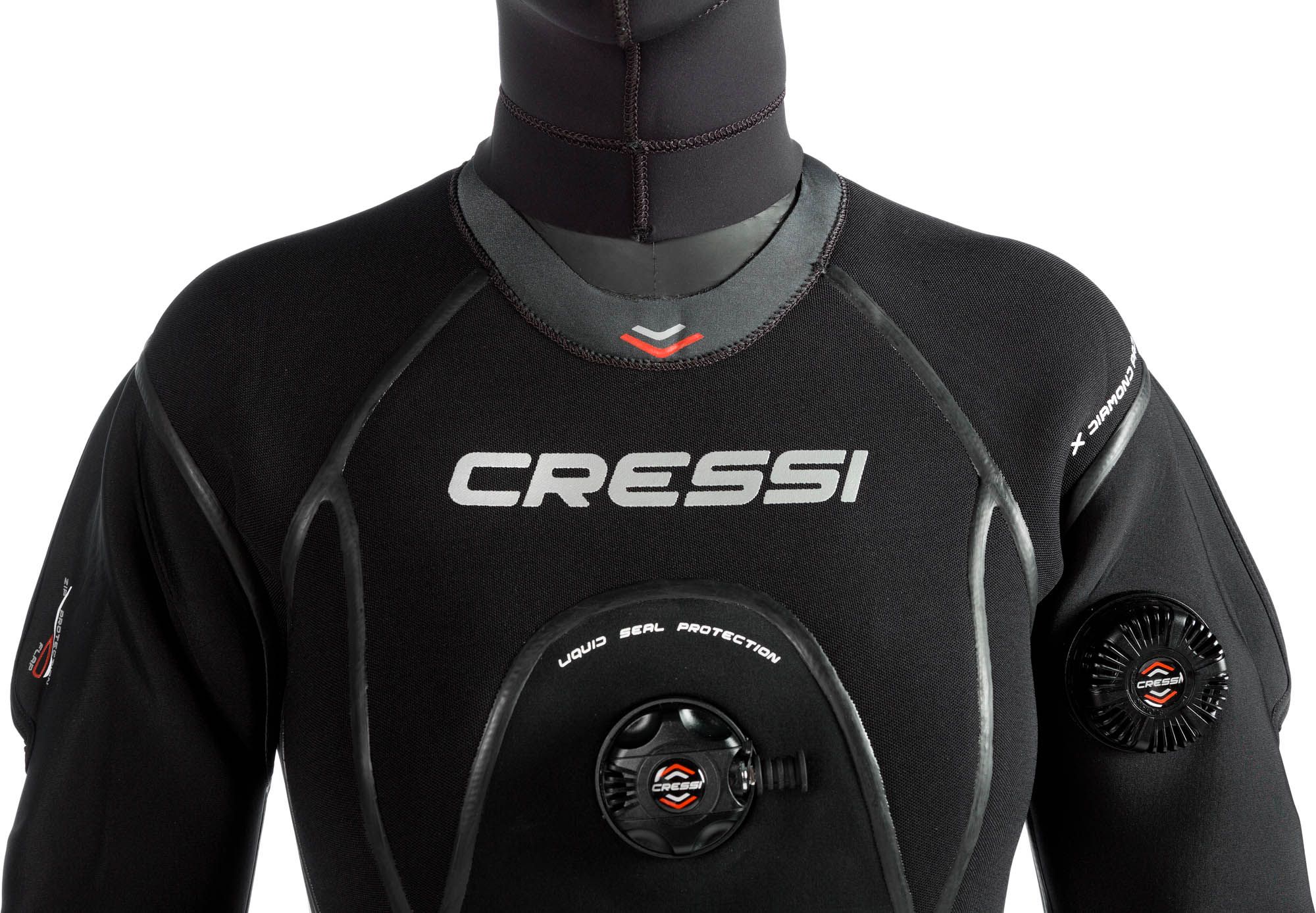 Cressi Desert Drysuit Man muta stagna uomo immersion subacque muta mute Drysuit scuba diving neoprene suit long sleeve drysuit man