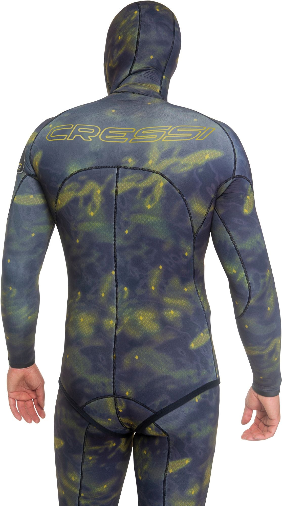 Cressi Lampuga Wetsuit Man muta uomo pesca muta mute umid due pezz spearfishing neoprene wetsuit long sleeve two-pieces man