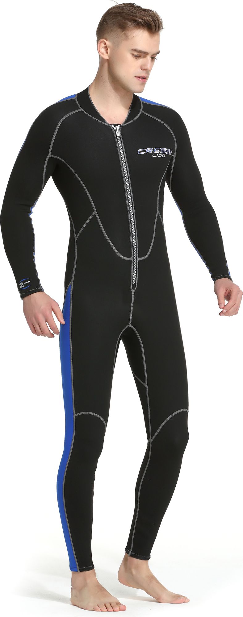 Cressi Lido Wetsuit Man muta uomo spiaggia muta mute umid mutino snorkeling & beach neoprene wetsuit long sleeve shorty man