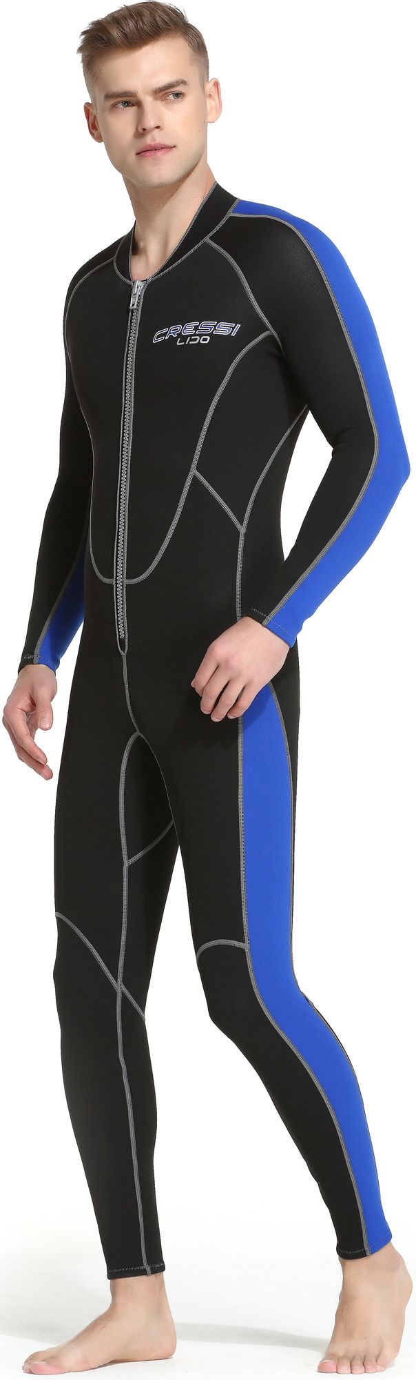 Cressi Lido Wetsuit Man muta uomo spiaggia muta mute umid mutino snorkeling & beach neoprene wetsuit long sleeve shorty man