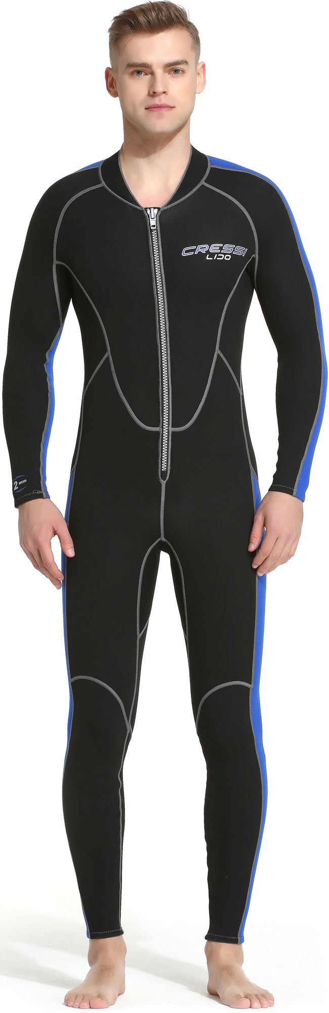 Cressi Lido Wetsuit Man muta uomo spiaggia muta mute umid mutino snorkeling & beach neoprene wetsuit long sleeve shorty man